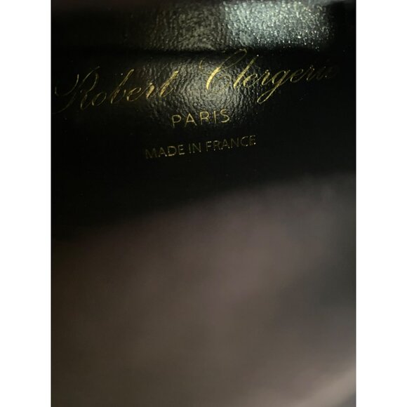 Robert Clergerie Paris Purple Plum Suede Ankle Boots Pull On Stretch Size 10 - Picture 7 of 8